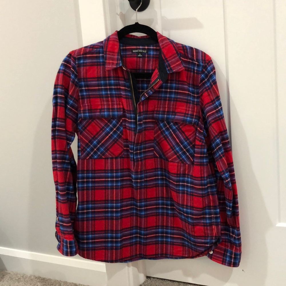 Jcrew Mercantile ZIP Placard Flannel